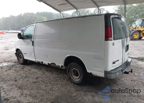 2000 Chevrolet Express из США, поврежденный, VIN 1GCFG25W6Y1148559